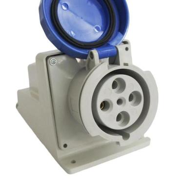 Imagem de Kit 10 Tomada De Sobrepor 3p+t 63a 200/250v Azul N4509 Steck, AZUL