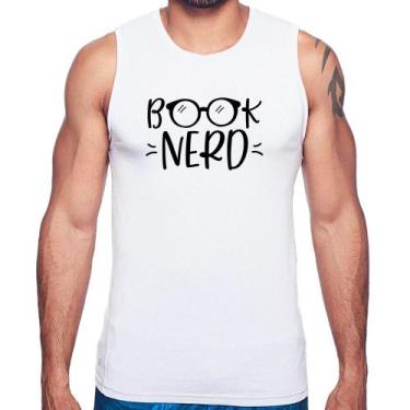 Imagem de Regata Book Nerd - Foca na Moda, Branco, P