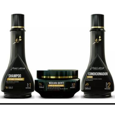 Imagem de Kit tutano e Ceramidas Raiz latina (shampoo 250ml, máscara 250ml e con