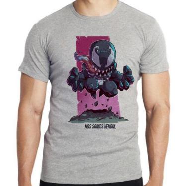 Imagem de Camiseta  Mini Venom Blusa criança infantil juvenil adulto camisa tama
