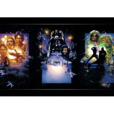 Imagem de Placa Quadro A3 Decorativo Star Wars Em Mdf - Pomp's Geek, Colorido