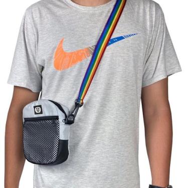 Imagem de Shoulder Bag Refletiva Mini Bolsa Lateral Com Alça LGBT Pride - Mp Mod