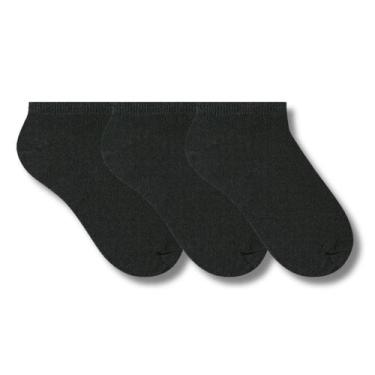 Imagem de Kit 3 Meias Algodão Sapatilha Selene 4001 - Confortavel Masculino Femi