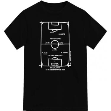 Imagem de Camiseta Fogão Campeão Brasileirão 1995 - Novomanto, Preto, EGG