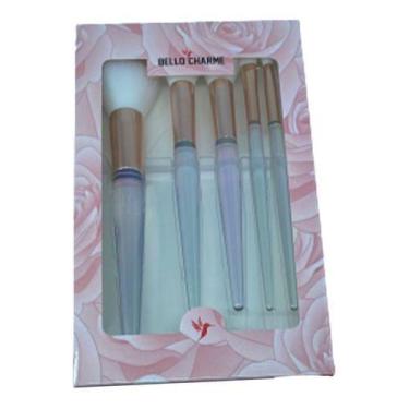 Imagem de Kit Conjunto Pinceis De Maquiagem 5 Premium - Bello Charme