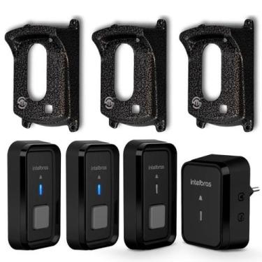 Imagem de Campainha Intelbras sem fio CIB 101 Com Protetor 3 entradas