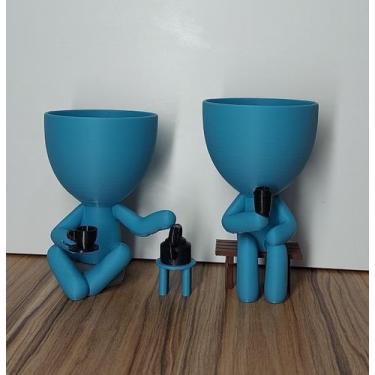 Imagem de Vasinhos Decorativo Robert Plant Bob Para Suculentas - 3DB Wonder Prin