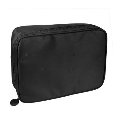 Imagem de Estojo Tecido BOX Preto G com Divisoria - DAC