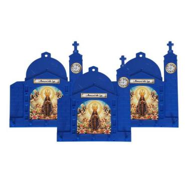 Imagem de Porta Chaveiro Para Proteção Do Lar Nossa Senhora 6 Unidades - RUSSOAR
