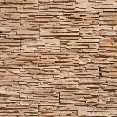 Imagem de Papel de Parede Decorativo Pedra Canjiquinha em Tons Terrosos 1,5m - D