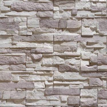 Imagem de Papel De Parede Pedra Diversos Tons De Cinza - 3,30x0,50m - DEKAL DECO