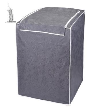 Imagem de Capa Para Maquina de Lavar 12kg a 16kg - Minha Loja Bordados, Cinza 