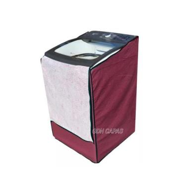 Imagem de Capa para maquinas de lavar electrolux 9kg e 10kg com zíper - CORTINAS