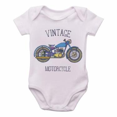 Imagem de body nenê criança roupa bebê Moto Vintage - Empório Dutra, M   ( 2-4 M