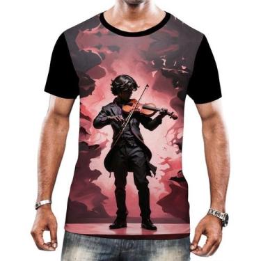 Imagem de Camiseta Camisa Tshirt Instrumento Corda Violinos Melodia 7 - Enjoy Sh