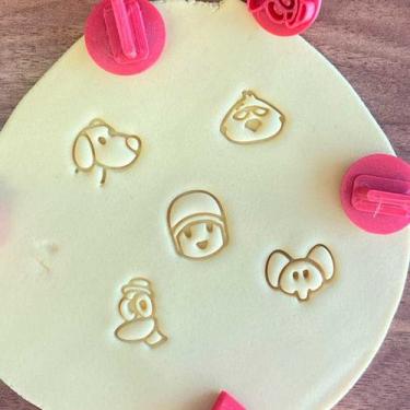 Imagem de Kit 5 Marcadores Turma Pocoyo para Doces Brigadeiro - DOCE IMPRESSO,  