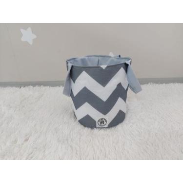 Imagem de Cesto de brinquedos Light Grey M - NIKPET ARTS
