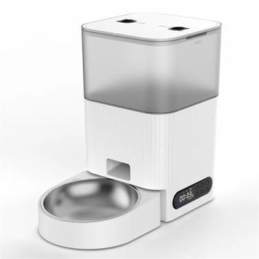Imagem de Alimentador automático para animais de estimação Gato Controle Remoto Tempo Quantitativo Comida para cães e gatos Alimentação automática de grande capacidade(Key 1)