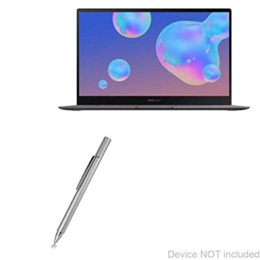 Imagem de BoxWave Caneta Stylus compatível com Samsung Galaxy Book S - Caneta Stylus capacitiva FineTouch, super precisa para Samsung Galaxy Book S - Prata metálica