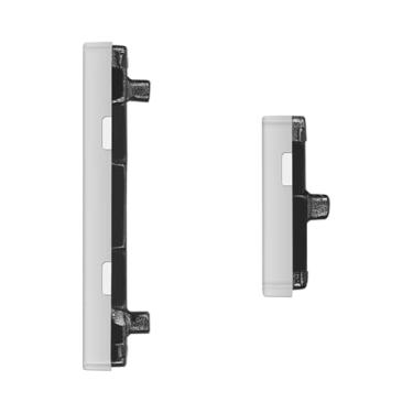 Imagem de BESJMYT Substituição do botão liga/desliga e botão de volume para Samsung Galaxy S22 Ultra botão lateral liga/desliga e botão de volume modelo de substituição: SM-S908U SM-S908U1 Phantom White