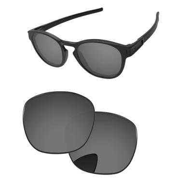 Imagem de PapaViva Lentes de substituição para óculos de sol Oakley Latch OO9265 53 mm, Preto cromado, Latch