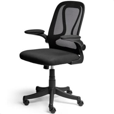 Imagem de Cadeira de Escritório Diretor Preta Giratória com Tela Mesh prime.offi