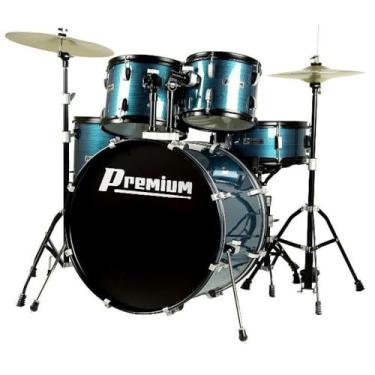 Imagem de BATERIA PREMIUM DX722 BL AZUL COMPLETA