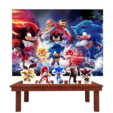 Imagem de Kit Decoração Festa de Aniversário Infantil Painel + Displays Personagem Veloz Filme