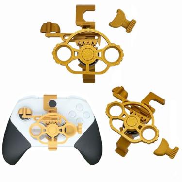Imagem de Onyehn Substituição de capa de mini volante 3D, simulação de roda de corrida de jogos, plugue de driver para Xbox One/One S/one X/Elite Controller