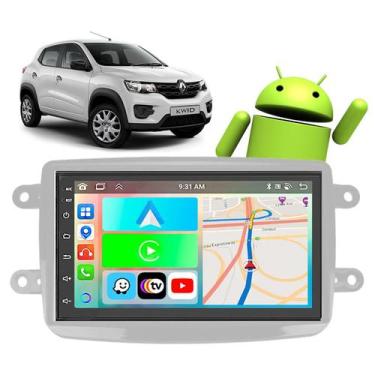 Imagem de Kit Multimidia Android 7 polegadas Kwid 2017 a 2022 CarPlay Waze Wifi 