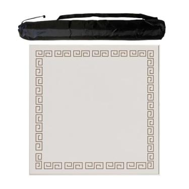 Imagem de Tapete Macio Quadrado De Mahjong Para Mesa, Toalha De Mesa Antiderrapante E Redutora De Ruído Para Mah Jong Poker E Pai Jiu, Com Bolsa De Transporte Preta(85 cm/33.46 in)