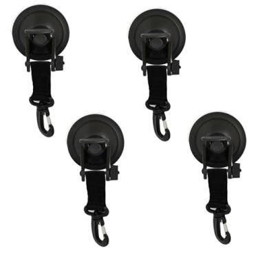 Imagem de Kit 4 Ventosa C/Gancho P/Fixar Tendas Barracas Camping Atividades ao Ar Livre