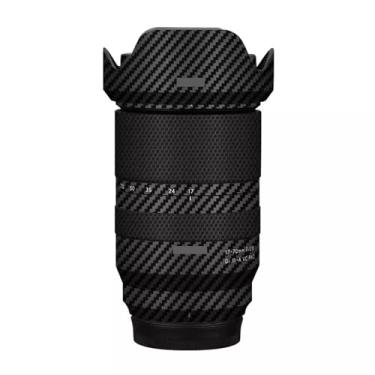 Imagem de Película protetora para lente de câmera para tamron 17-70 mm F2.8 adequada para câmera Fujifilm X Mount 17-70 2.8 (fibra de carbono preta)