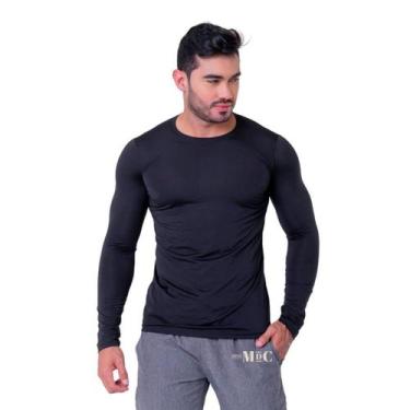 Imagem de Camisa Térmica Masculina Manga Longa Proteção UV 50+ Segunda Pele - Ef