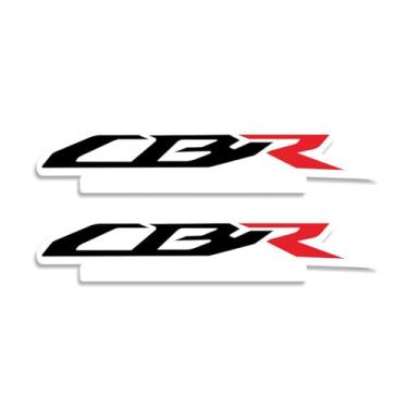 Imagem de Adesivo de carenagem de motocicleta, decalque de vinil reflexivo CBR com forte aderência, adesivo CBR carenagem decalque para Honda CBR600RR CBR1000RR kit de carenagem adesivos decalques, branco preto