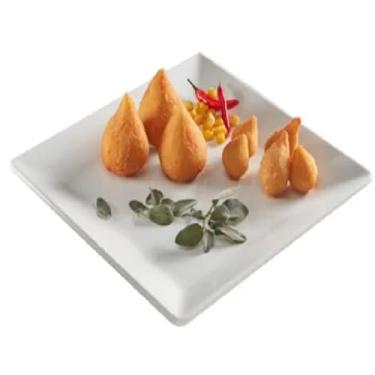 Imagem de Prato Quadrado 20cm em Melamina Para Buffet Restaurante