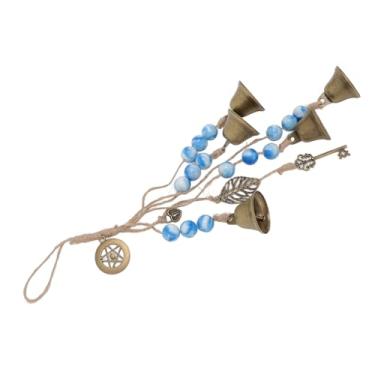 Imagem de Maçaneta da Porta, Decoração de Sino, Decoração de Sino Pendurada, Miçangas de Madeira Multiuso, Corda de Cânhamo, Acabamento Fino