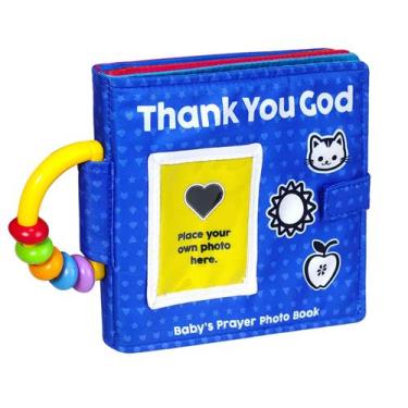 Imagem de Livro de fotos para bebês HarvMax My First Album com anel de chocalho 