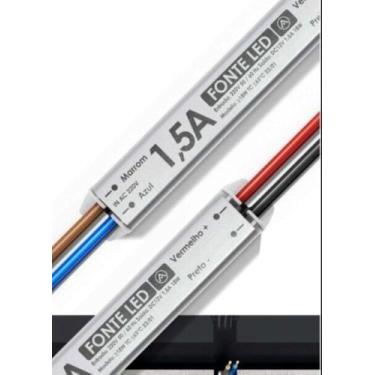 Imagem de Fonte linear slim 12v saida 3,0a 36w autovolt - Lumanti