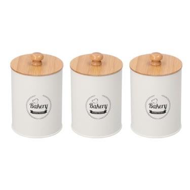 Imagem de Recipiente de café GRCFUMO, vasilha de armazenamento de café com capa, lata de chá de ferro, jarra de açúcar moderno para materiais de cozinha em casa