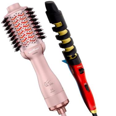 Imagem de Escova Secadora Alisadora Britânia Ions Tourmaline 4 Em 1 1300w Tube R