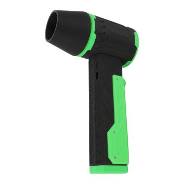 Imagem de Ventilador a jato, ventilador elétrico versátil e ajustável de velocidade contínua, motor sem escovas de 12,6 V 50 mm para limpeza de carro e motocicleta (preto verde)