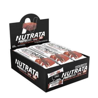 Imagem de Display 9 Un Barra Proteica Protobar 70g Nutrata, Choco Whey