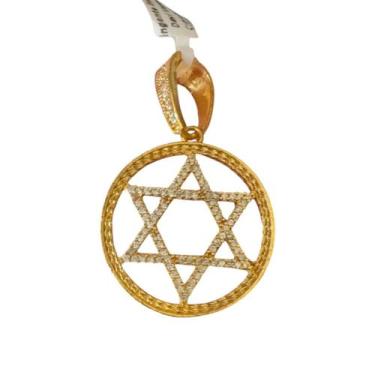 Imagem de Pingente Estrela De Davi - Banhado a ouro 18k - ToJoia18k