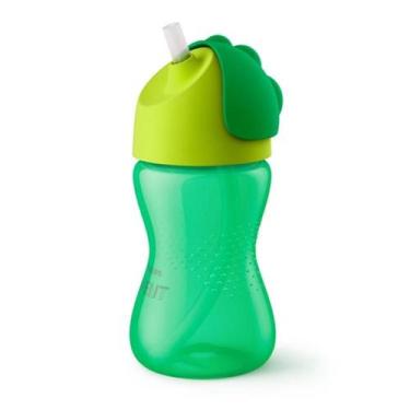 Imagem de Copo com Canudo Curvado 300ml Dino Verde Philips Avent