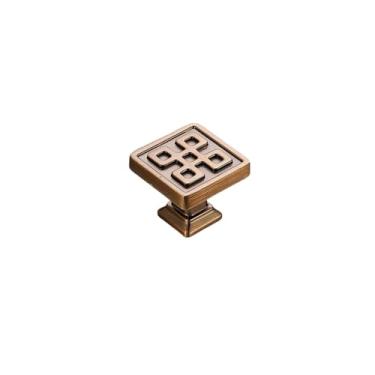 Imagem de Maçanetas de porta de armazenamento de armário, maçanetas de gaveta de banheiro retrô antigas, maçanetas de armário, maçanetas de latão para portas de armários, 6078 amarelo