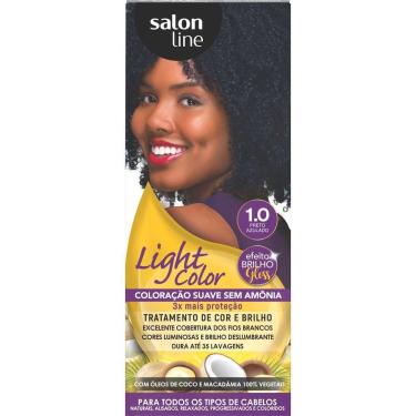 Imagem de Coloração Light Color 1.0 Preto Azulado - Salon Line
