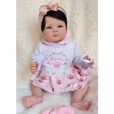 Imagem de Bebe Reborn Boneca Silicone Original Menina