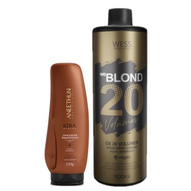Imagem de Aneethun Finalizador Kera System250g + Wess ox 20 Vol. 900ml