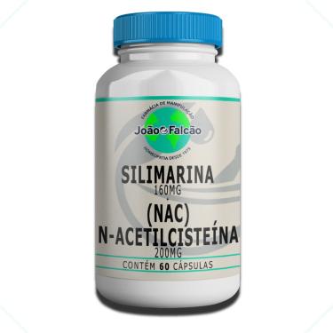 Imagem de Silimarina 160Mg + N-Acetilcisteína(NAC) 200Mg - 60 Cápsulas